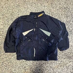 Vintage IXSPA by Jamie Sadock Windbreaker Track Jacket Womens L 80s 90s Retro